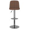vidaXL Tabourets de bar lot de 2 marron tissu