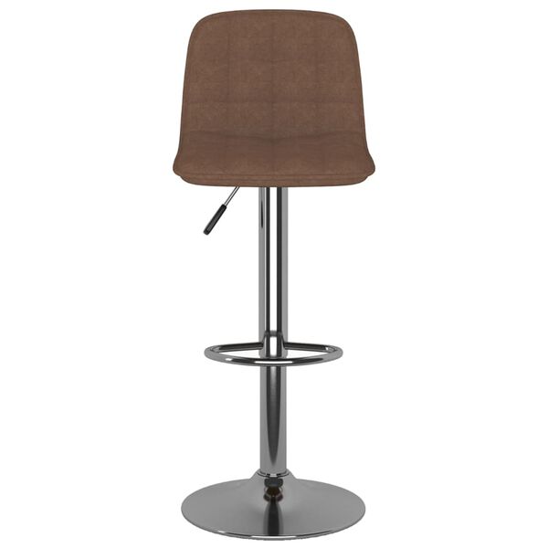 vidaXL Tabourets de bar lot de 2 marron tissu