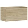 vidaXL Coffre de rangement Ch&ecirc;ne sonoma 84x42x46 cm Bois d'ing&eacute;nierie