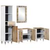 vidaXL Ensemble de meubles de salle de bain 4 pcs bois manguier massif