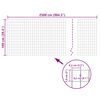 vidaXL Cl&ocirc;ture euro Acier 25 x 1,0 m Vert