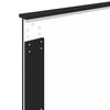 vidaXL T&ecirc;te de lit avec t&ecirc;te de lit Ch&ecirc;ne noir 75 cm Bois d'ing&eacute;nierie
