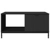vidaXL Table basse Ch&ecirc;ne noir 90 x 49 x 46 cm Bois d'ing&eacute;nierie