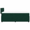 vidaXL Sommier &agrave; lattes de lit avec matelas Vert fonc&eacute; 90x190 cm