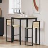 vidaXL Table de salle &agrave; manger / Table de repas Bois d'ing&eacute;nierie