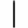 vidaXL Pieds de table de bar en U, 2 pi&egrave;ces, noir, 60 x (100-101) cm, acier