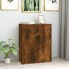 vidaXL Buffet Chêne fumé 60x30x75 cm Bois d'ingénierie