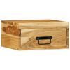 vidaXL Tables de chevet murales 2 pcs bois massif d'acacia