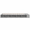 vidaXL Cadre de lit sans matelas sonoma gris 90x190 cm