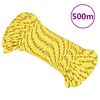 vidaXL Corde de bateau Jaune 5 mm 500 m Polypropyl&egrave;ne