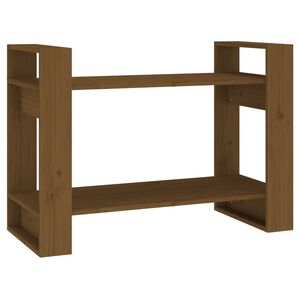 vidaXL Biblioth&egrave;que/Cloison Marron miel 80x35x56,5 cm Pin solide
