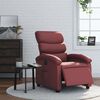 vidaXL Fauteuil inclinable &eacute;lectrique Rouge bordeaux Similicuir