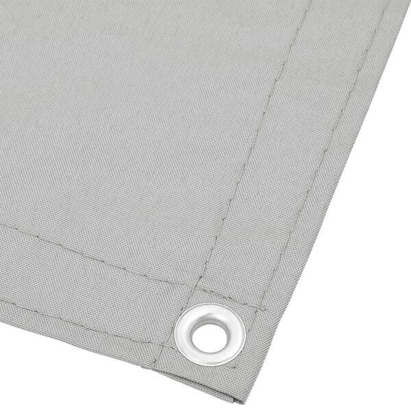 vidaXL Écran de balcon gris clair 120x800 cm 100% polyester oxford