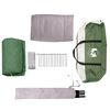 vidaXL Tente familiale avec toit Vert et blanc 315 x 286 x 200 cm