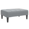 vidaXL Repose-pied gris clair 77x55x31 cm tissu