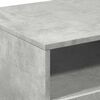 vidaXL Table basse avec lumi&egrave;res LED gris b&eacute;ton 90x49x40 cm