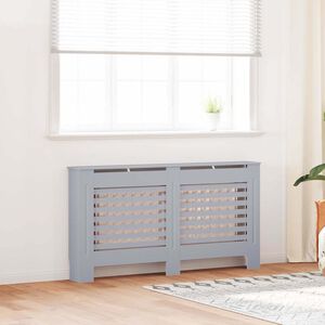vidaXL Cache-radiateur anthracite 152x19x81,5 cm MDF