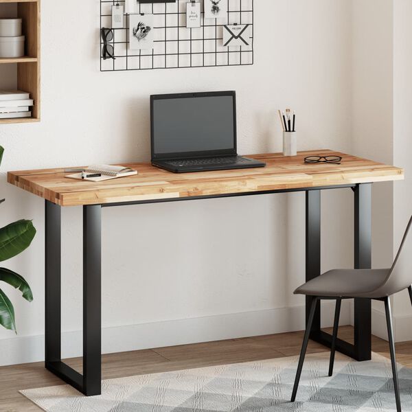 vidaXL Dessus de table rectangulaire 140x60x4 cm bois massif d'acacia