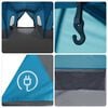 vidaXL Tente Bleu 680 x 510 x 210 cm Polyester 185T avec rev&ecirc;tement PU