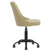 vidaXL Chaises pivotantes &agrave; manger lot de 2 vert tissu