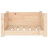 vidaXL Lit pour chien 55,5 x 45,5 x 28 cm Bois de pin massif