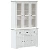 vidaXL Buffet BODO blanc 115,5x43x200,5 cm bois massif de pin