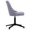 vidaXL Chaises pivotantes &agrave; manger lot de 6 gris clair tissu