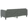 vidaXL Lit de repos sans matelas gris fonc&eacute; 90x190 cm tissu
