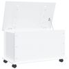 vidaXL Coffre de rangement et roulettes ALTA blanc 73x39,5x43 cm