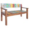 vidaXL Banc 115 cm Bois de r&eacute;cup&eacute;ration massif