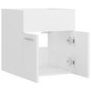 vidaXL Armoire d'&eacute;vier Blanc 41x38,5x46 cm Bois d&rsquo;ing&eacute;nierie
