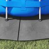 vidaXL B&acirc;che de piscine gris clair &Oslash;244 cm g&eacute;otextile polyester