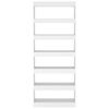 vidaXL Biblioth&egrave;que/S&eacute;parateur de pi&egrave;ce blanc bois d'ing&eacute;nierie