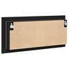 vidaXL Cabinet Miroir LED avec &eacute;tag&egrave;re Ch&ecirc;ne noir 100 x 12 x 45 cm