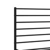 vidaXL Cadre de lit m&eacute;tal sans matelas avec t&ecirc;te de lit noir 140x190cm