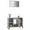 vidaXL Ensemble de meubles de salle de bain 2 pcs gris b&eacute;ton
