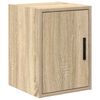 vidaXL Armoires de garage 2 pcs ch&ecirc;ne sonoma bois d'ing&eacute;nierie