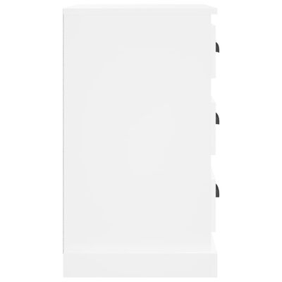 vidaXL Table de chevet blanc 39x39x67 cm bois d'ingénierie