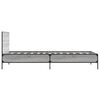 vidaXL Cadre de lit sans matelas sonoma gris 100x200 cm