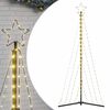 vidaXL Sapin de Noël à LED 339 LED blanc chaud 182 cm