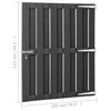 vidaXL Portillon WPC 100x112 cm Gris