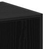 vidaXL Cabinet de Pharmacie Ch&ecirc;ne noir 40 x 41 x 118 cm