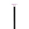 vidaXL Corde de bateau Noir complet 8 mm 25 m Polypropyl&egrave;ne