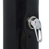 vidaXL Douche solaire Noir 214 cm 20 L