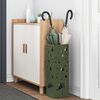 vidaXL Porte-parapluie avec stockage Olive 15,5 x 15,5 x 49 cm M&eacute;tal