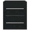 vidaXL Armoire d'&eacute;vier Ch&ecirc;ne noir 38,5 x 41 x 48 cm Bois d'ing&eacute;nierie