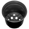 vidaXL Pot &agrave; fleurs 200 pcs Noir &Oslash; 15 x 12,5 cm Plastique