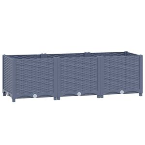 vidaXL Lit sur&eacute;lev&eacute; 120x40x38 cm Polypropyl&egrave;ne