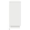 vidaXL Buffet LED Blanc 90 x 32 x 75 cm Bois d'ing&eacute;nierie