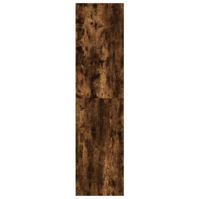 vidaXL Garde-robe chêne fumé 100x50x200 cm bois d'ingénierie